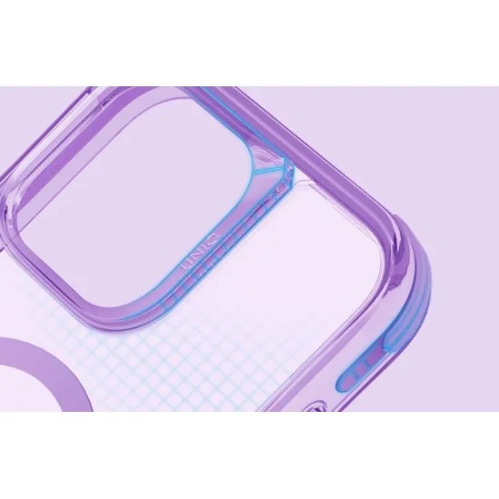 Uniq hybrid iphone 16 (2024) 6.1 magclick charging combat - grape pink